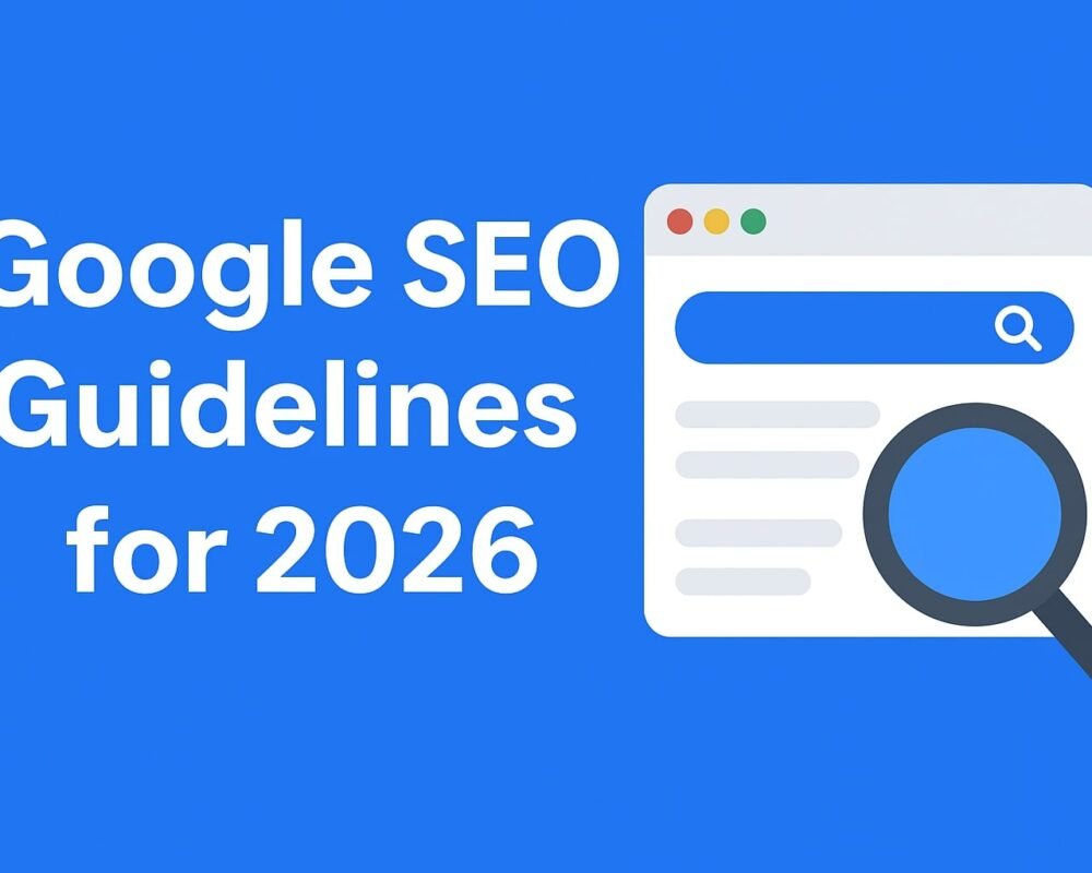 Home 33 Google SEO Guidelines for 2026